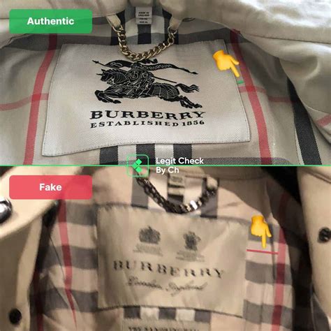 burberry belt real vs fake haymarket|how to check Burberry bags.